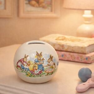 🐇 Royal Doulton Bunnikins Collectible Coin Bank